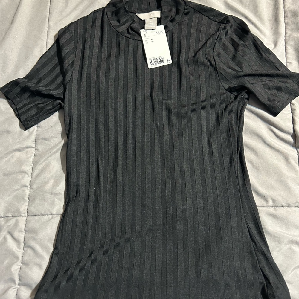 Black Striped Shirt